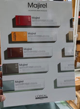 Loreal Majirel Hair Color shade card